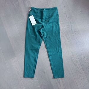 Mate the Label Organic Cotton Midi Leggings Kelp Green